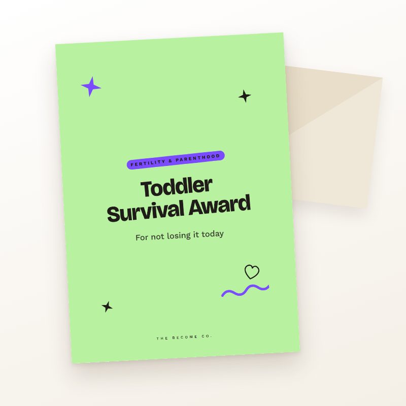 Toddler Survival Award