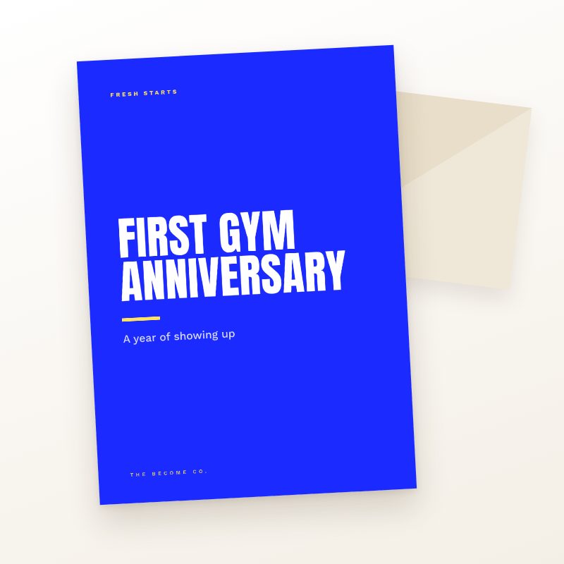 First Gym Anniversary