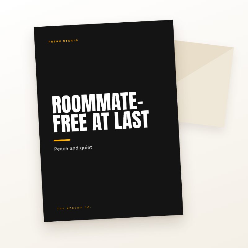 Roommate-Free at Last