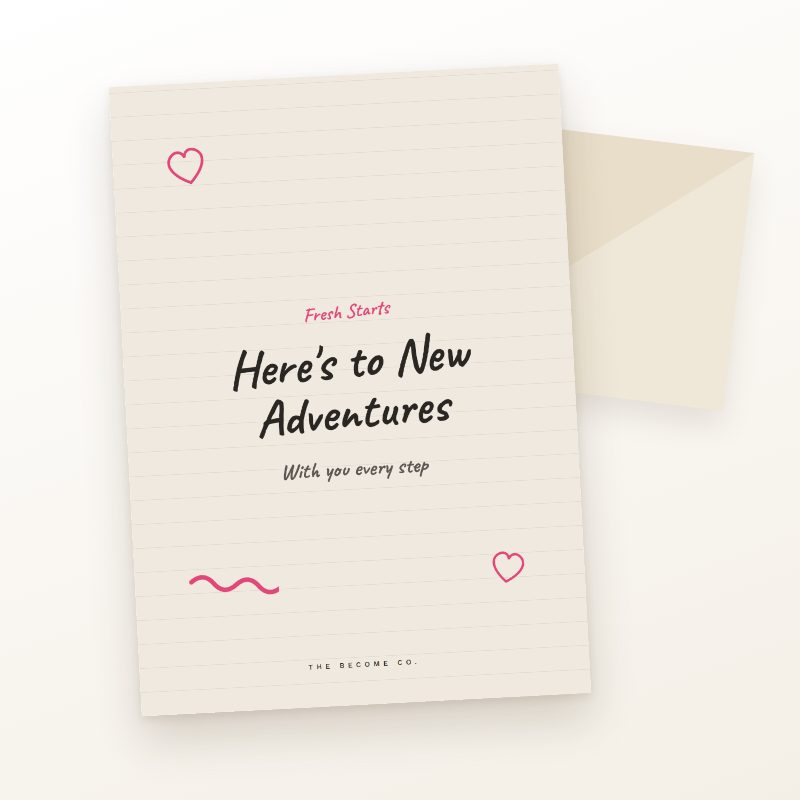 Here's to New Adventures