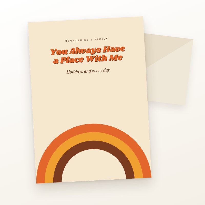 You Always Have a Place With Me
