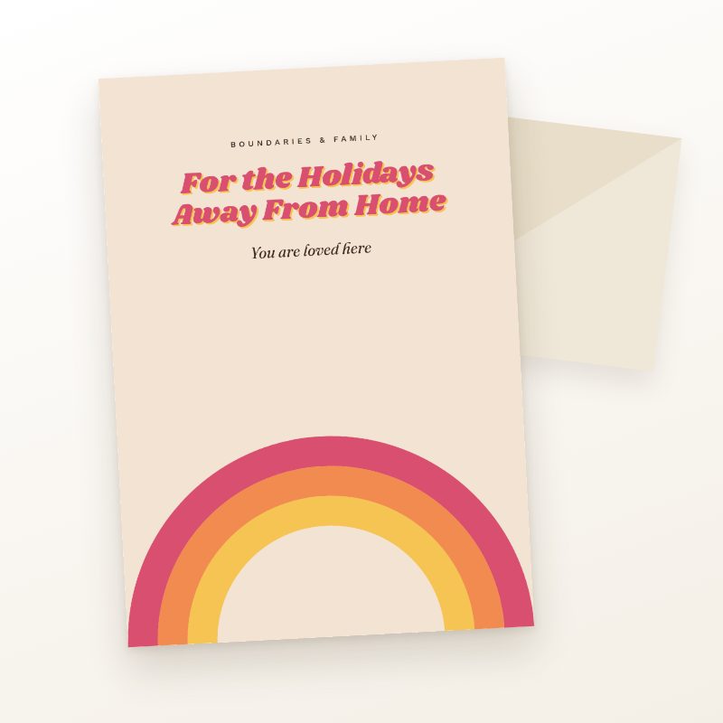 For the Holidays Away From Home