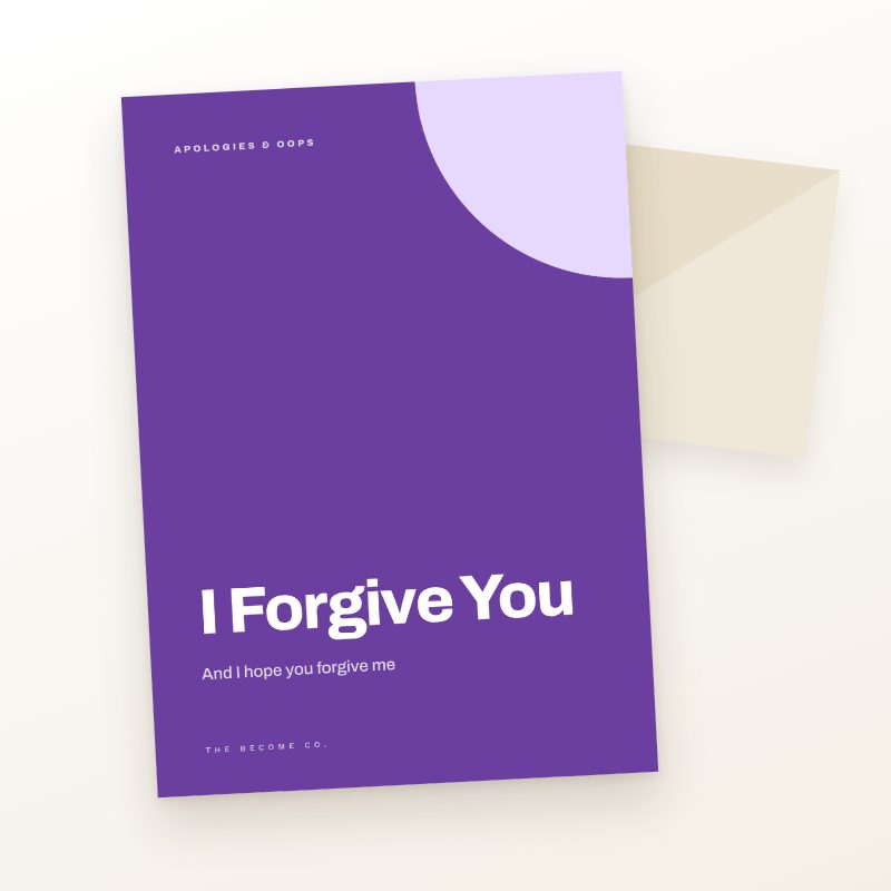 I Forgive You