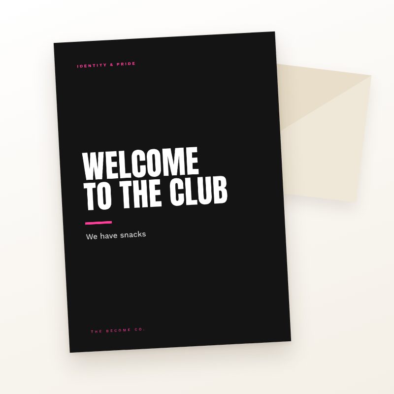 Welcome to the Club
