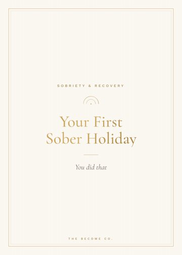Your First Sober Holiday detail