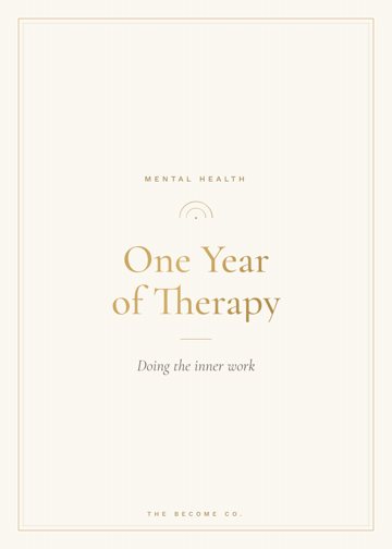 One Year of Therapy detail