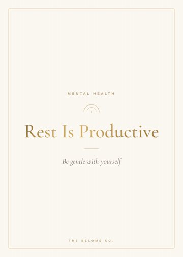 Rest Is Productive detail