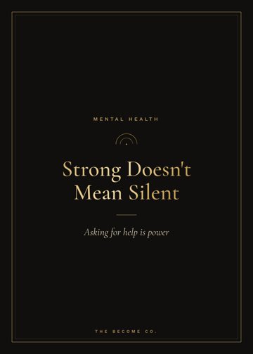 Strong Doesn't Mean Silent detail