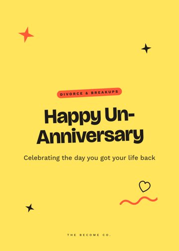 Happy Un-Anniversary detail