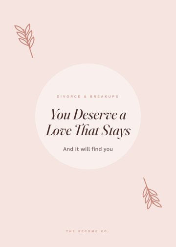 You Deserve a Love That Stays detail