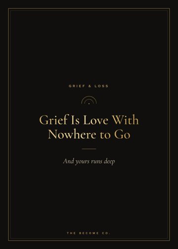 Grief Is Love With Nowhere to Go detail