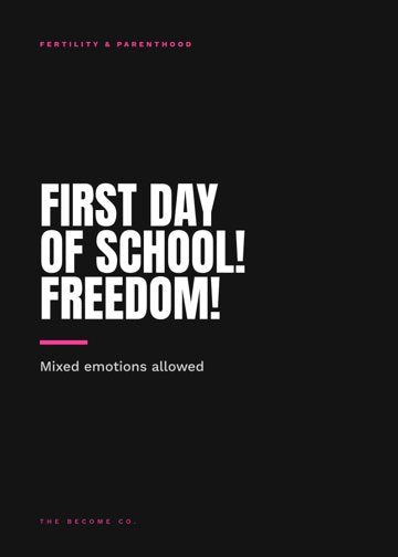 First Day of School! Freedom! detail