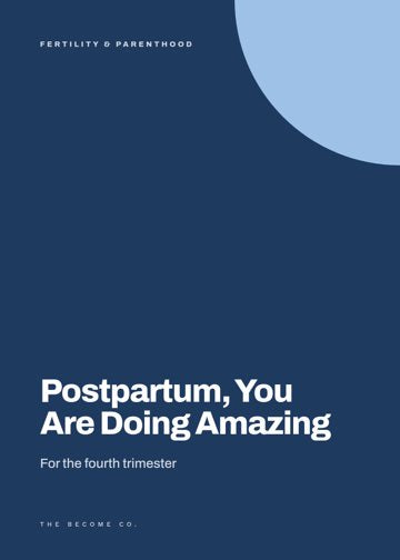 Postpartum, You Are Doing Amazing detail