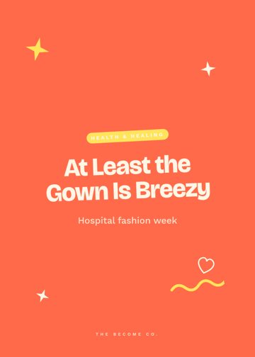 At Least the Gown Is Breezy detail