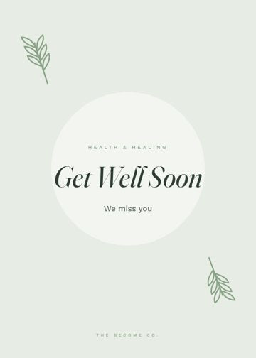 Get Well Soon detail