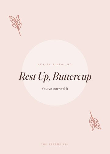 Rest Up, Buttercup detail