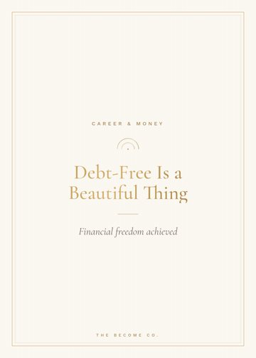 Debt-Free Is a Beautiful Thing detail