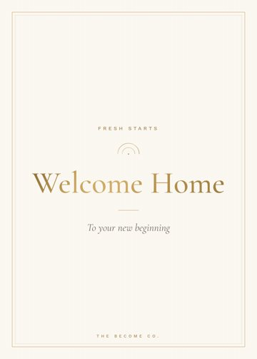 Welcome Home detail