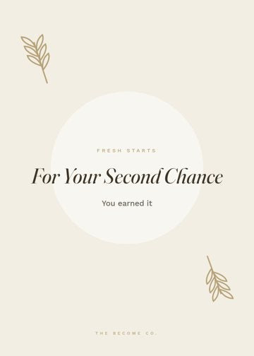 For Your Second Chance detail