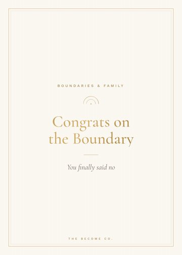Congrats on the Boundary detail