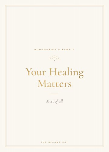Your Healing Matters detail