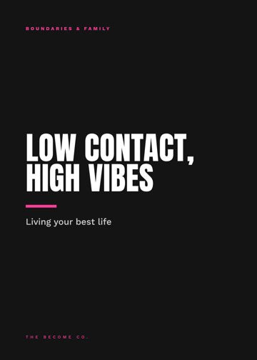 Low Contact, High Vibes detail