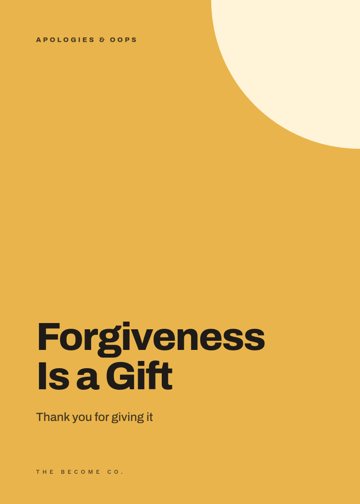 Forgiveness Is a Gift detail