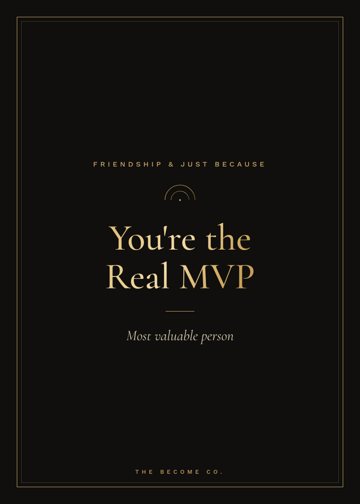 You're the Real MVP detail