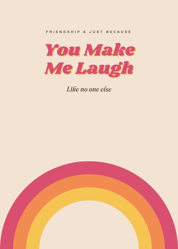 You Make Me Laugh detail