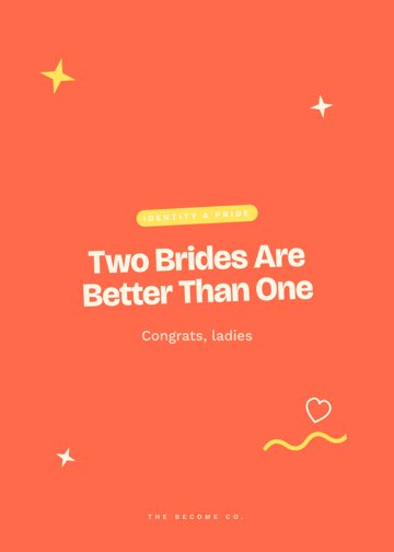 Two Brides Are Better Than One detail