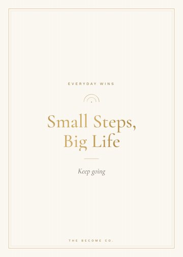 Small Steps, Big Life detail