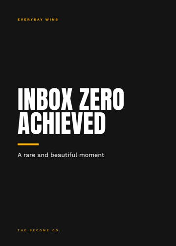 Inbox Zero Achieved detail