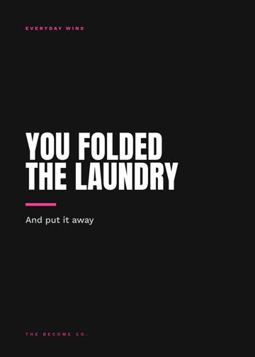 You Folded the Laundry detail
