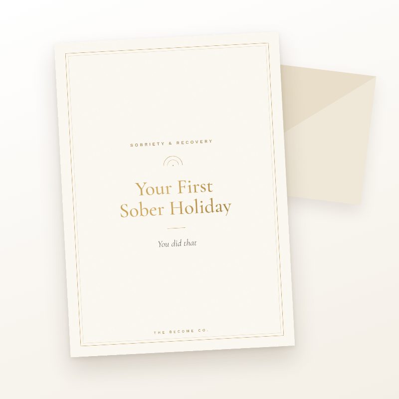 Your First Sober Holiday