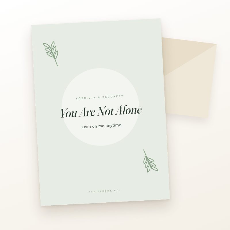 You Are Not Alone