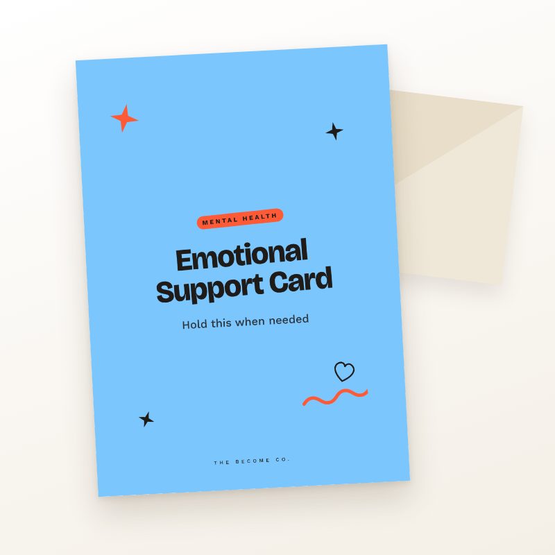 Emotional Support Card