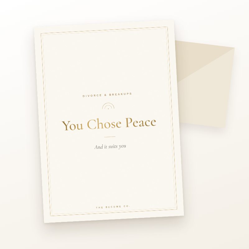 You Chose Peace