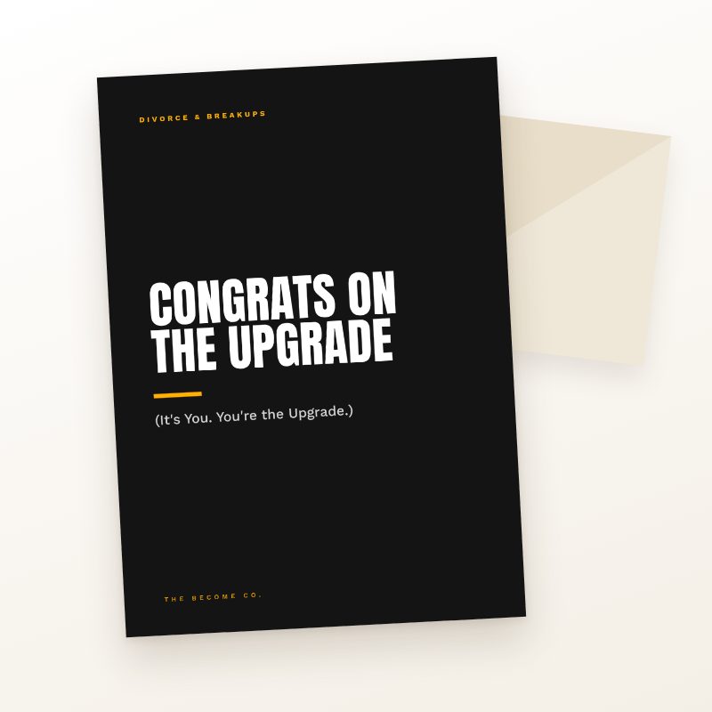 Congrats on the Upgrade