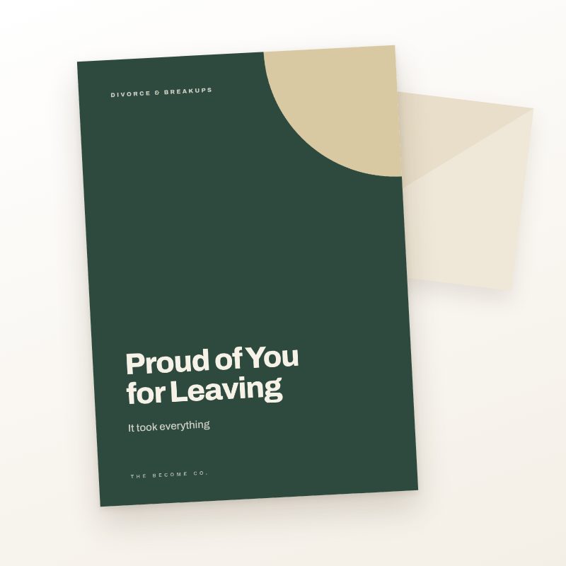 Proud of You for Leaving