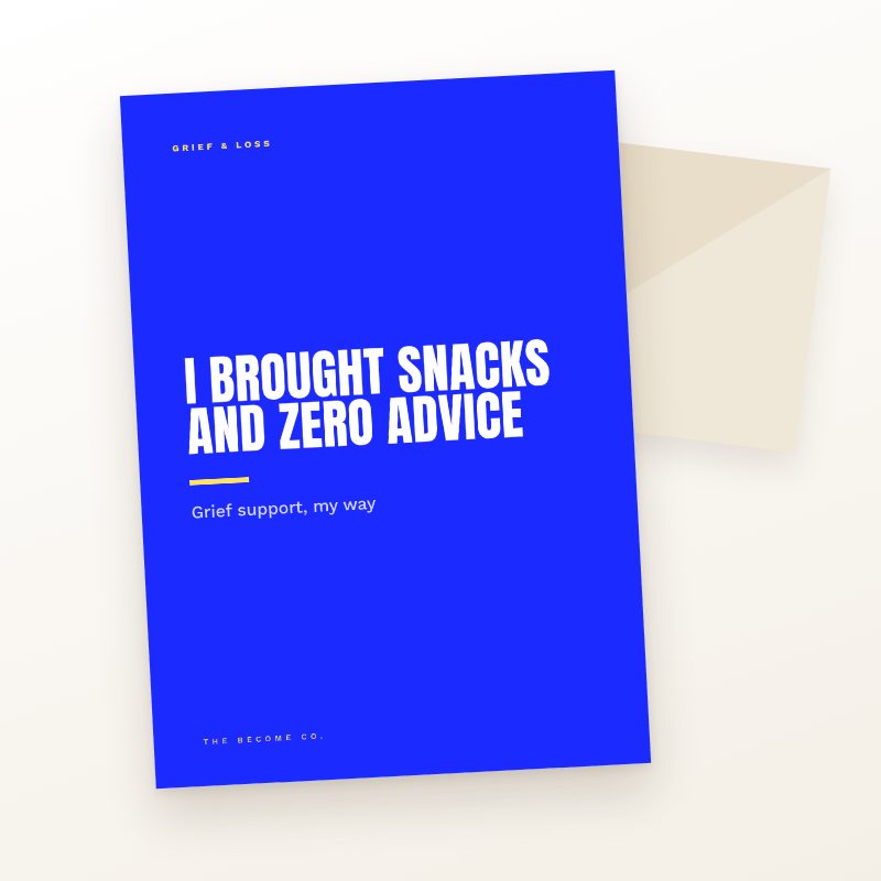 I Brought Snacks and Zero Advice