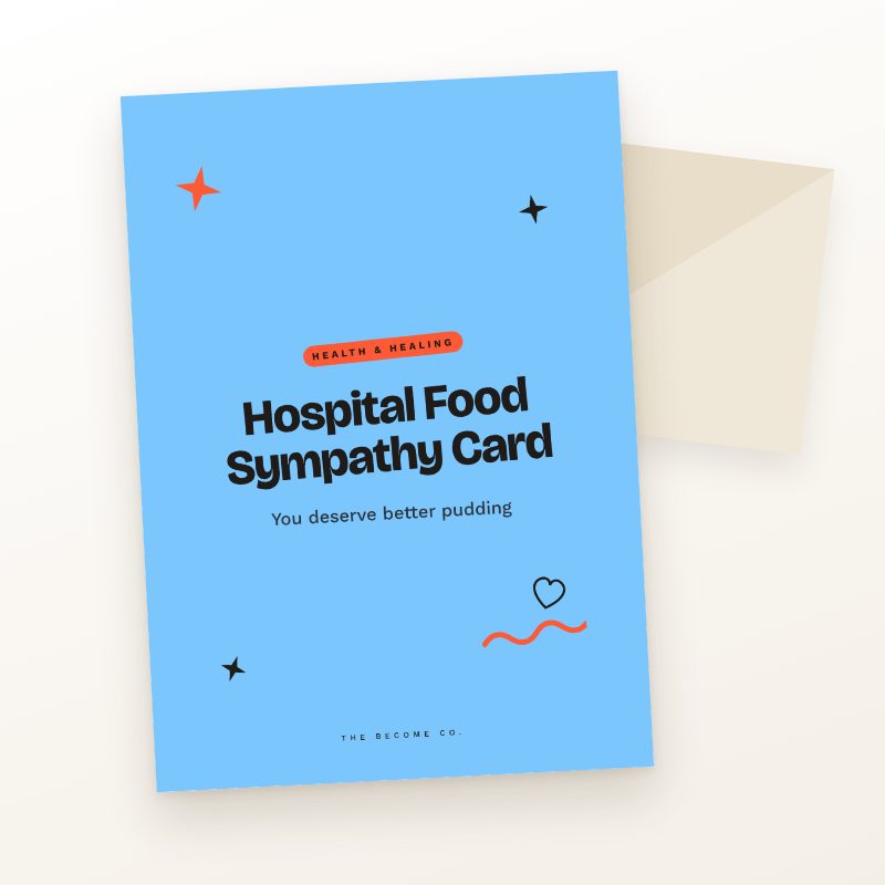 Hospital Food Sympathy Card