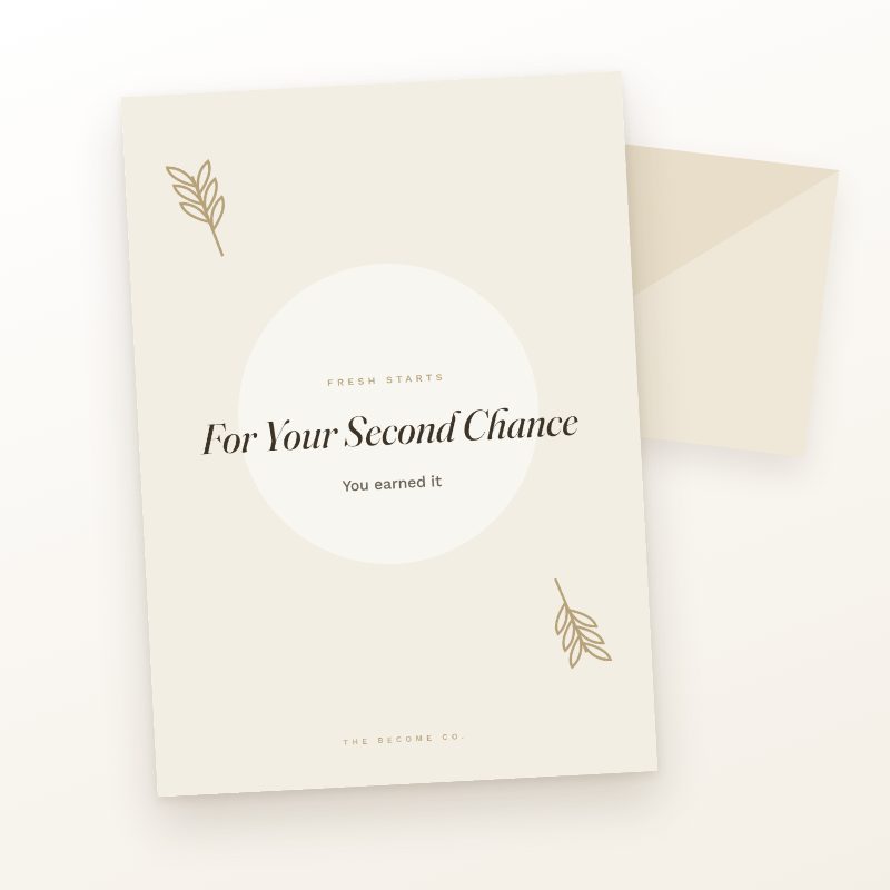 For Your Second Chance