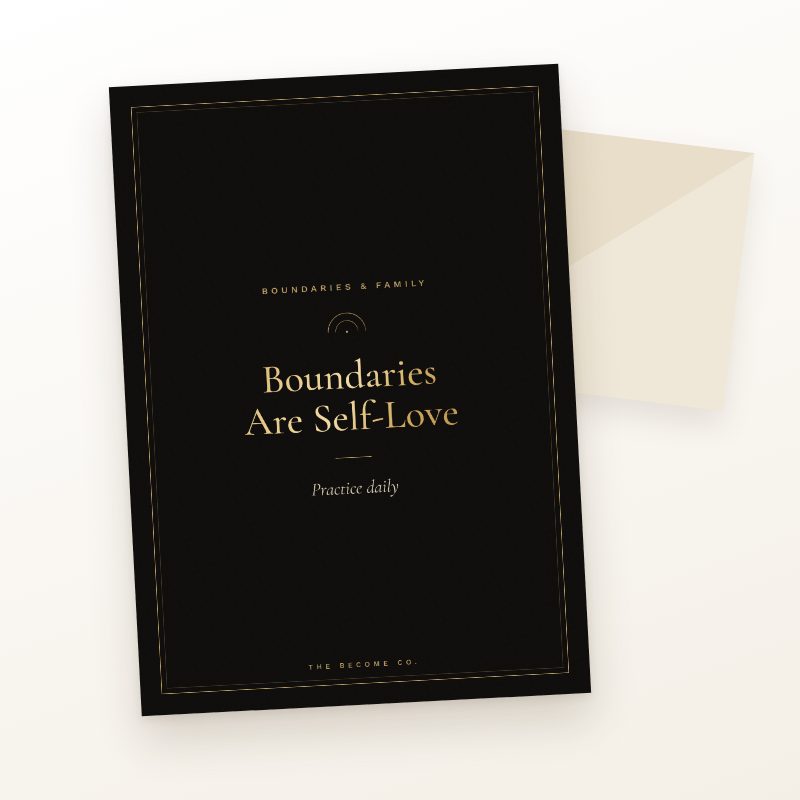Boundaries Are Self-Love