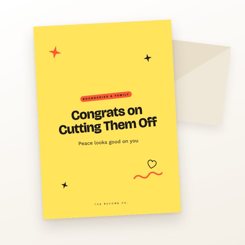 Congrats on Cutting Them Off