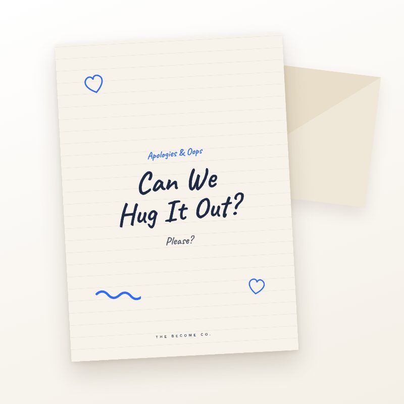 Can We Hug It Out?