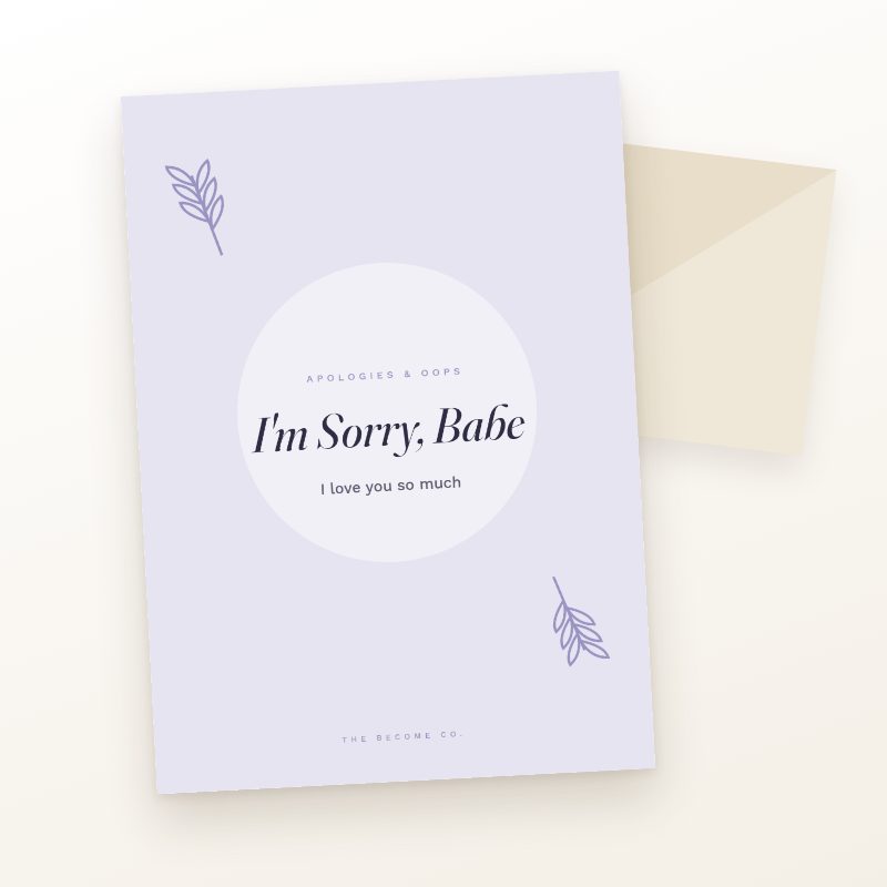 I'm Sorry, Babe