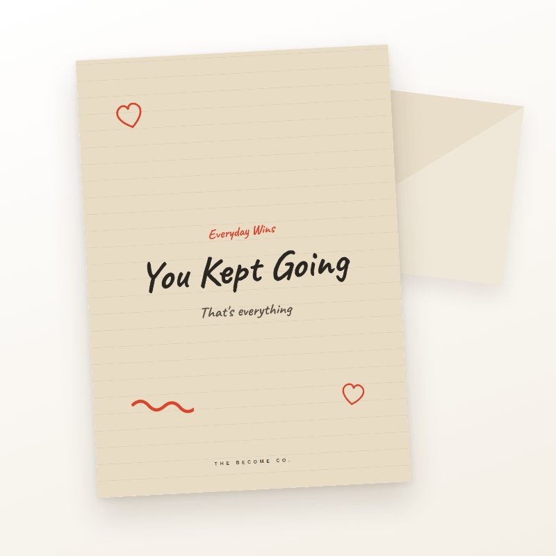 You Kept Going