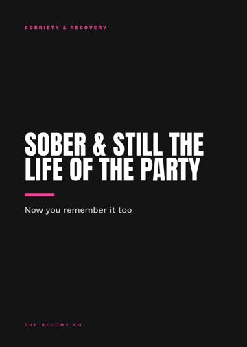 Sober & Still the Life of the Party detail