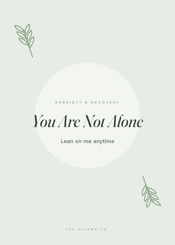 You Are Not Alone detail