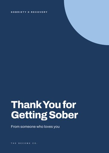 Thank You for Getting Sober detail